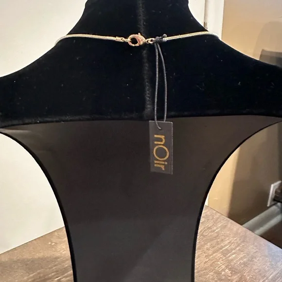 nOir Jewelry Gold and Turquoise Necklace - NWT - Picture 3 of 4